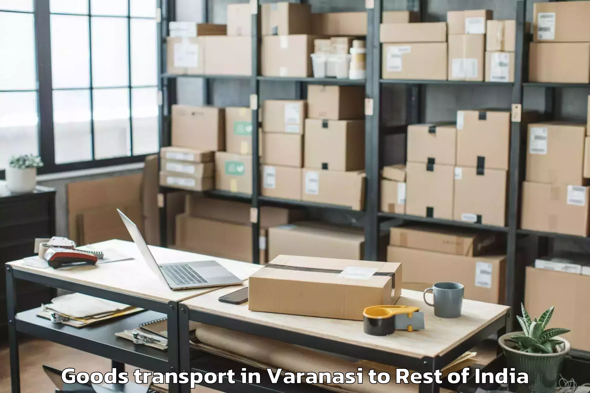 Efficient Varanasi to Shopian Goods Transport